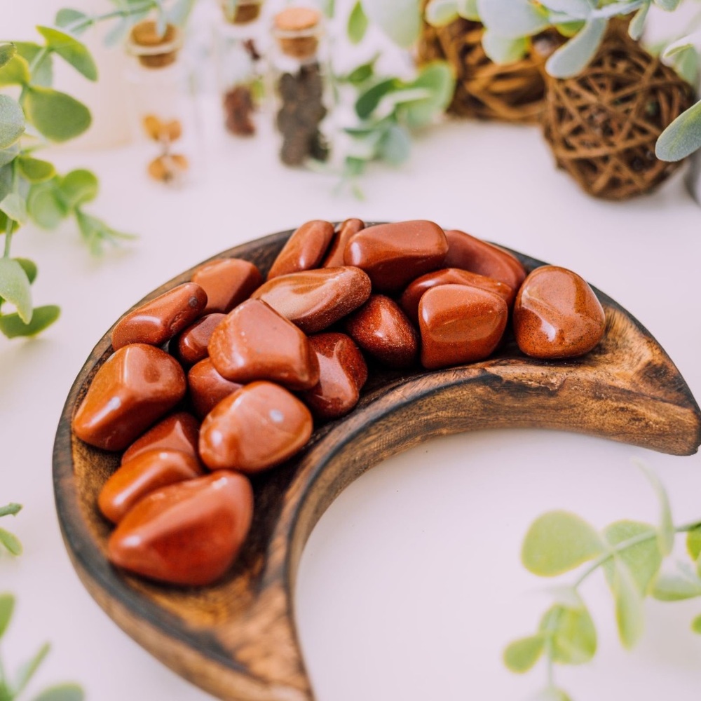 (2) Tumbled Red Jasper Stones